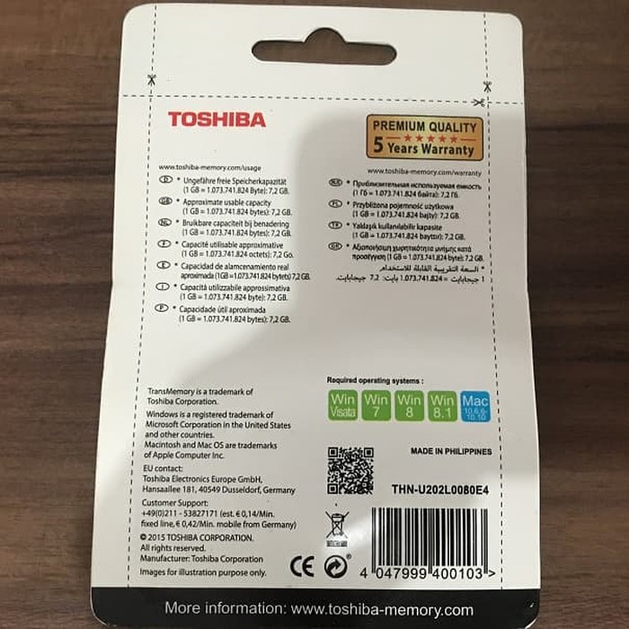 FLASHDISK 4GIGA 4G 4 Giga Toshiba USB Flash Drive Murah Grosir Ecer