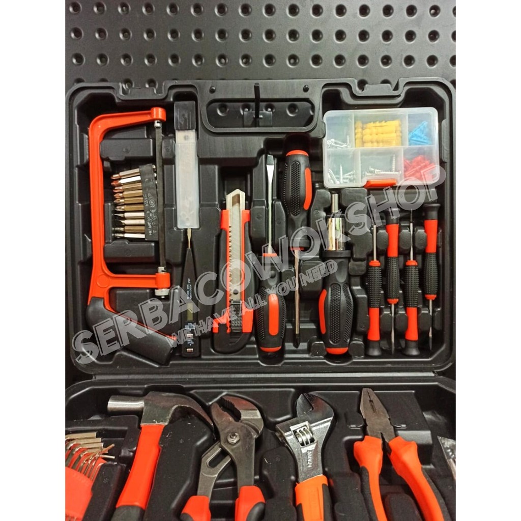 Lumos Tool Kit Set 100 Pcs Kunci Perkakas Toolkit Set Serbaguna Termurah Berkualitas