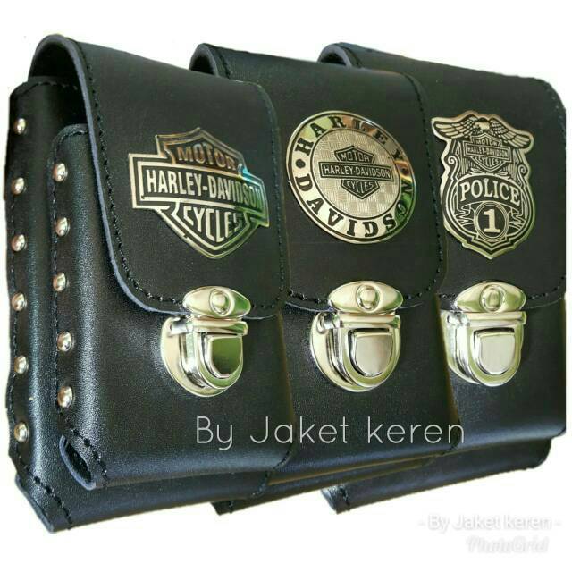 Dompet sarung HP pinggang kulit asli Handphone Smartphone Android Samsung asus lenovo oppo Xiaomi