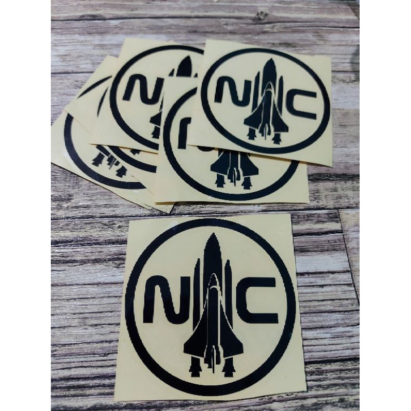 STICKER NASA CUTTING BULAT