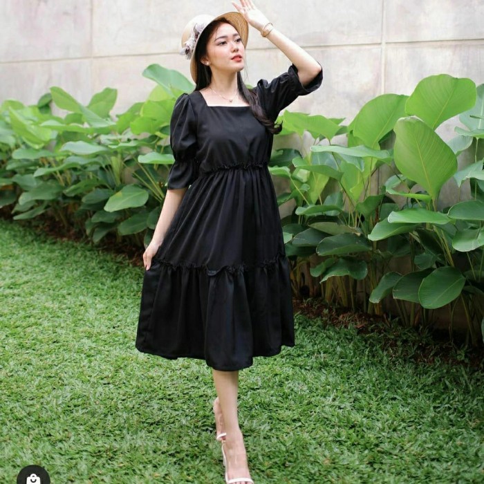 Dress Pesta Wanita Gaun Kondangan MARTHIAA Party Dress Baju party Seragaman Dres Trend 2022 Terbaru 