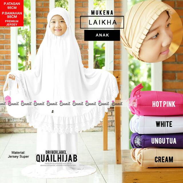 Mukena Laikha Cuting Anak