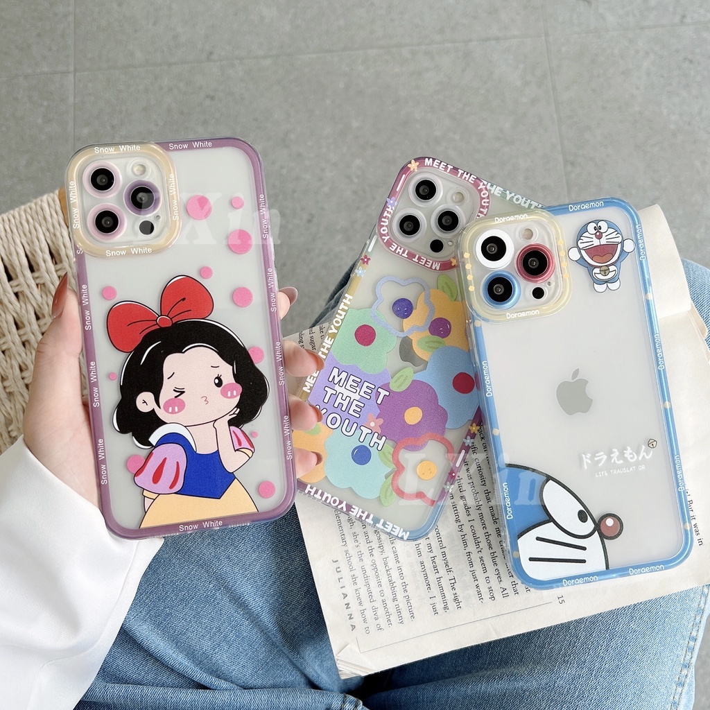 Case Motif Bunga Snow White Untuk INIFIX Hot 11 11S Hot 10 Hot 9 8 Note 10 Pro