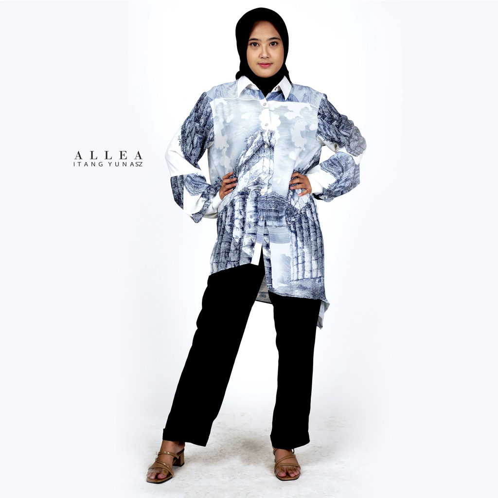 Allea Itang Yunasz / Vania Blouse/ Atasan wanita - Hijab Fashion Muslim