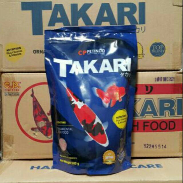 PAKAN IKAN / FISH FOOD HIAS MIX COLOUR FLOATING TAKARI 2 MM / 500 GR