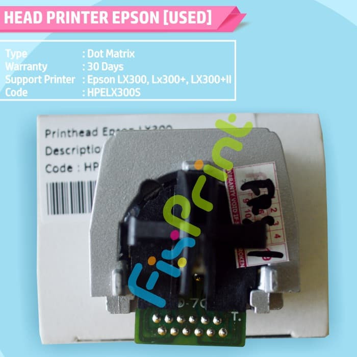 Print Head Printer Epson LX300+II LX300+ LX300- Kepala Head LX-300+II FSB2008