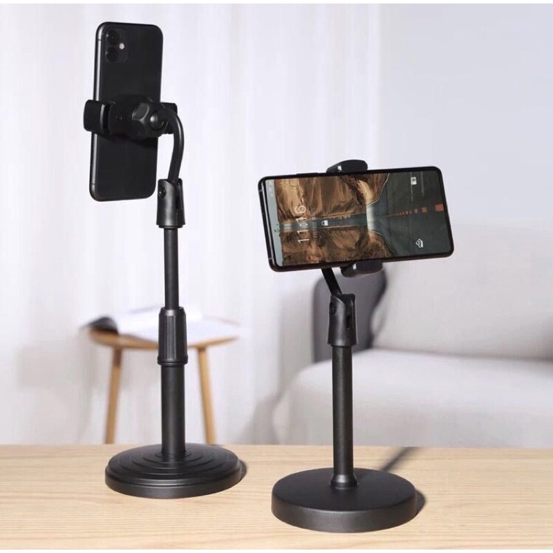 Stand Holder HP Handphone Penyangga Broadcasting Putar 360 Desktop HD25 F7