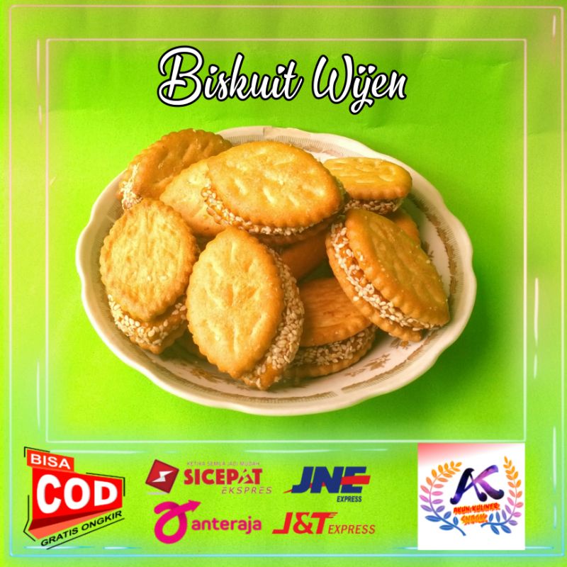 

biskuit wijen kiloan 100gram