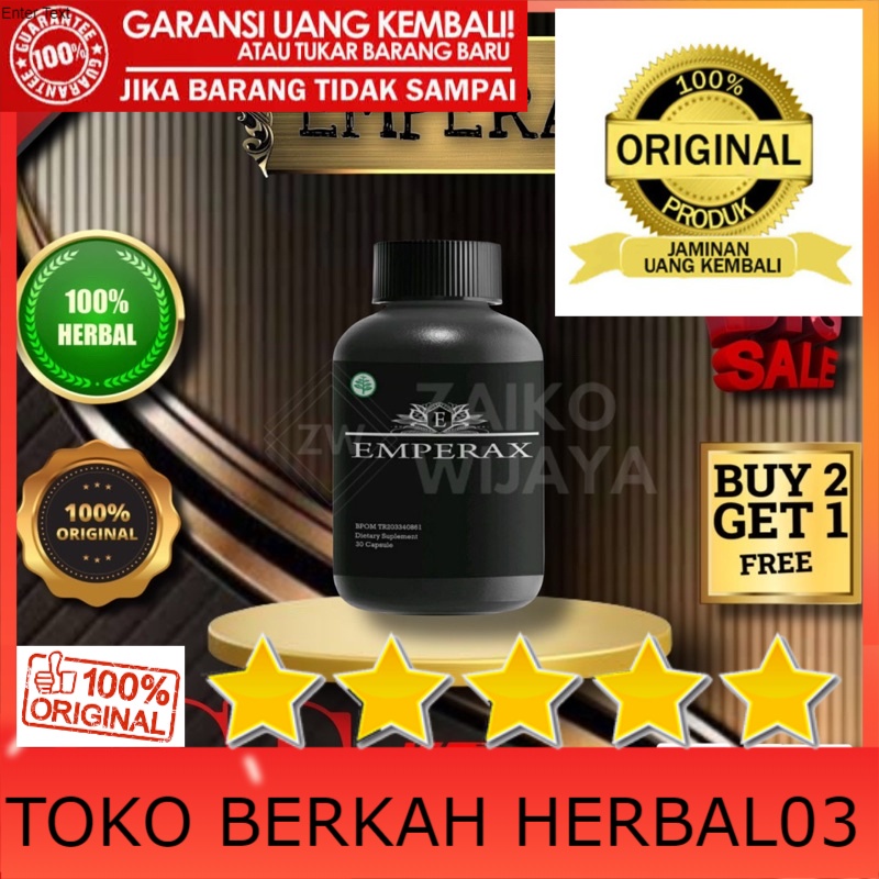 100% ASLI EMPERAX 400 mg Asli Original Suplemen Obat Pria Perkasa