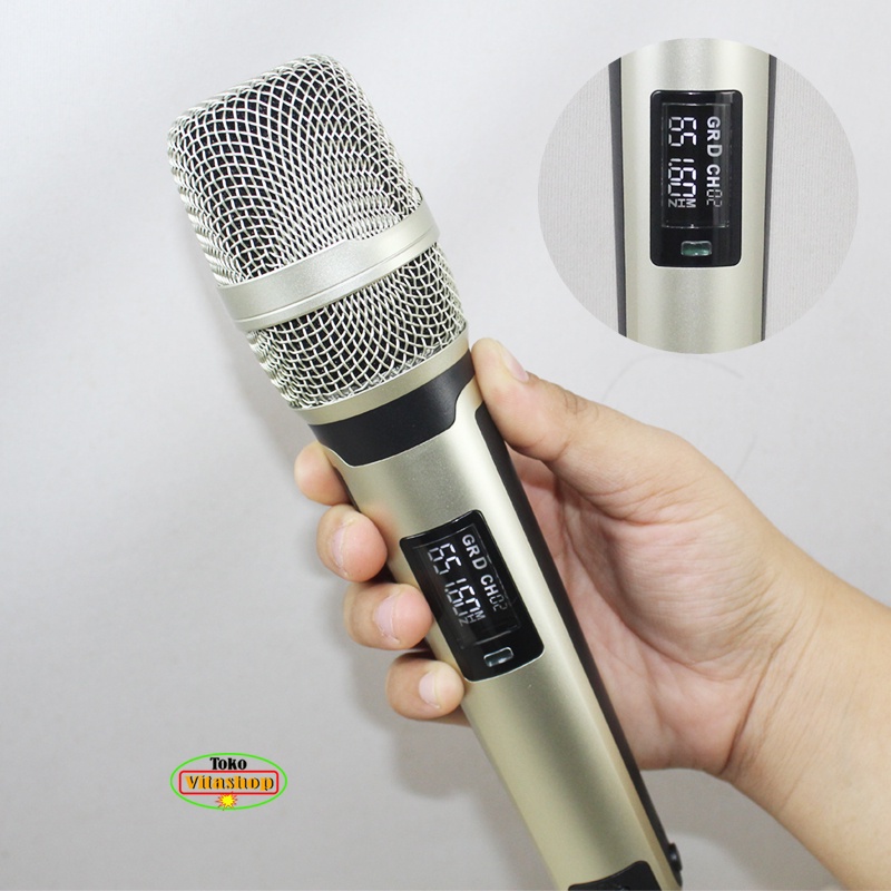 Microphone Wireless Sennheiser SKM-6000 Mic Werles 2 Handle Mik Karaoke