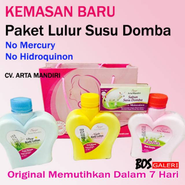 NEW PAKET LULUR SUSU DOMBA