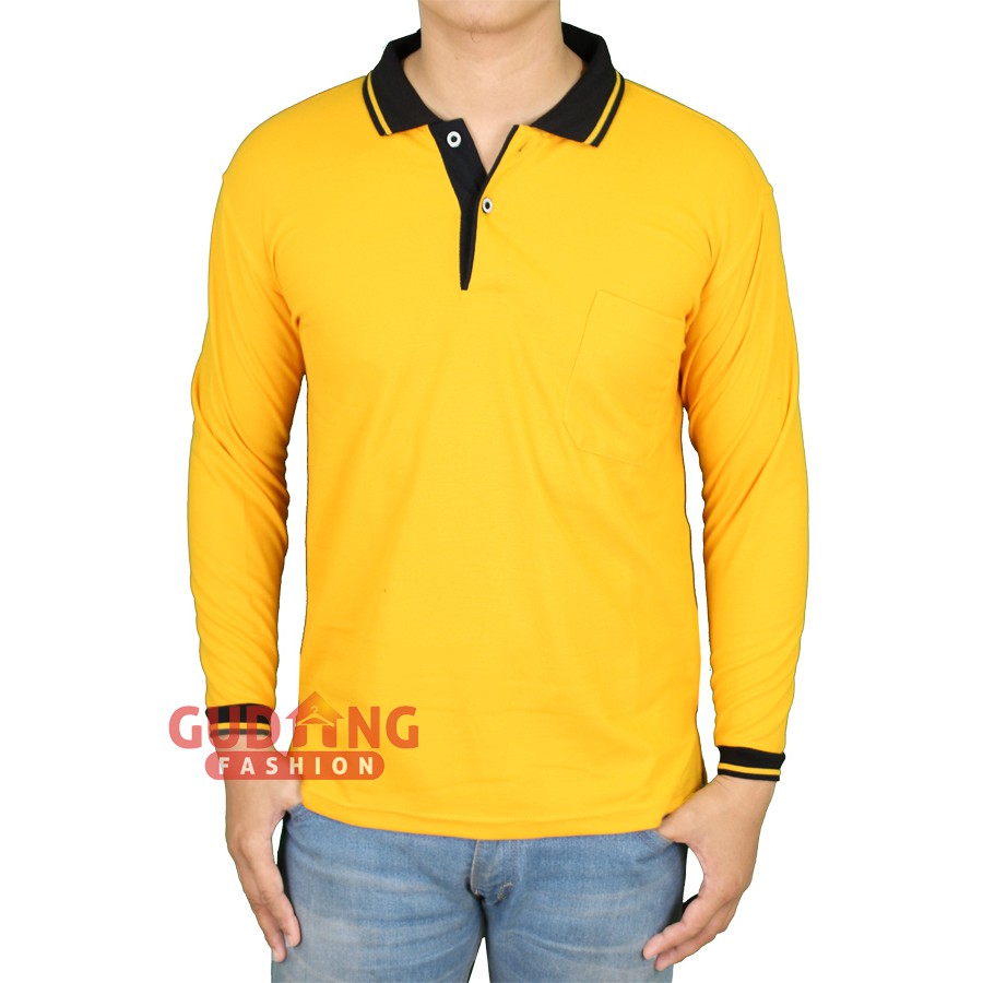 Polo Shirt Pria Panjang PLS 45