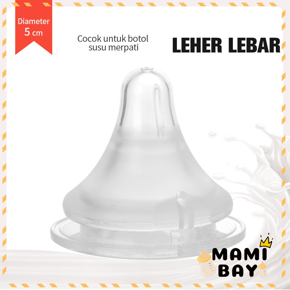 OKEYI Dot bayi untuk wide neck mengganti nipple dot bahan silikon 5cm