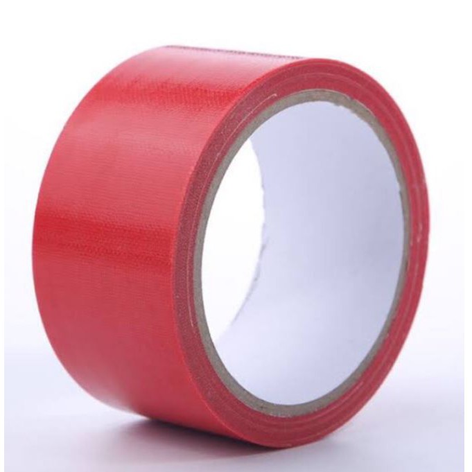 

CLOTH TAPE / LAKBAN KAIN JILID MERAH 48MM X 9 YRD PREMIUM TERMURAH