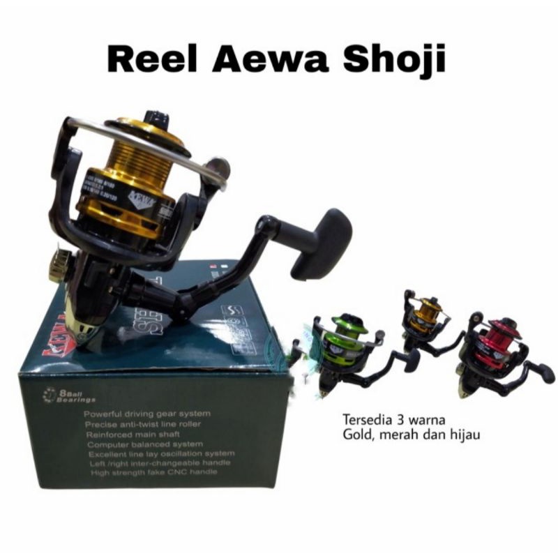 REEL PANCING AEWA SHOJI 1000/2000/3000/4000/6000 ... 8 BALL BEARING