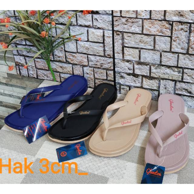 Sandal japit karet GLANZTON hak 3cm