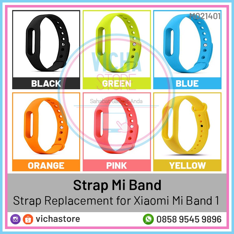 Xiaomi Mi Strap Replacement Band (OEM) for Xiaomi Mi Band 1 & Mi Band 1s