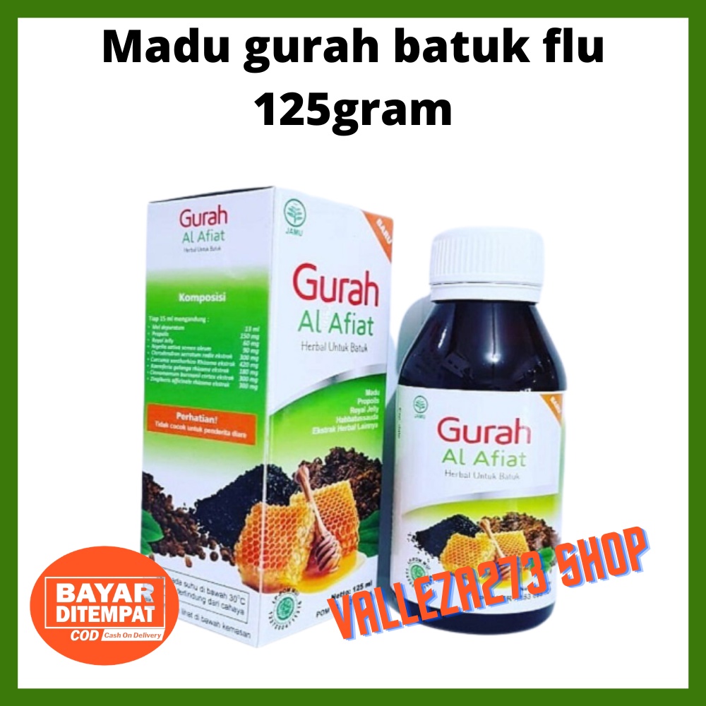 

Madu gurah Syrup Gurah Al Afiat 125ml Obat Batuk