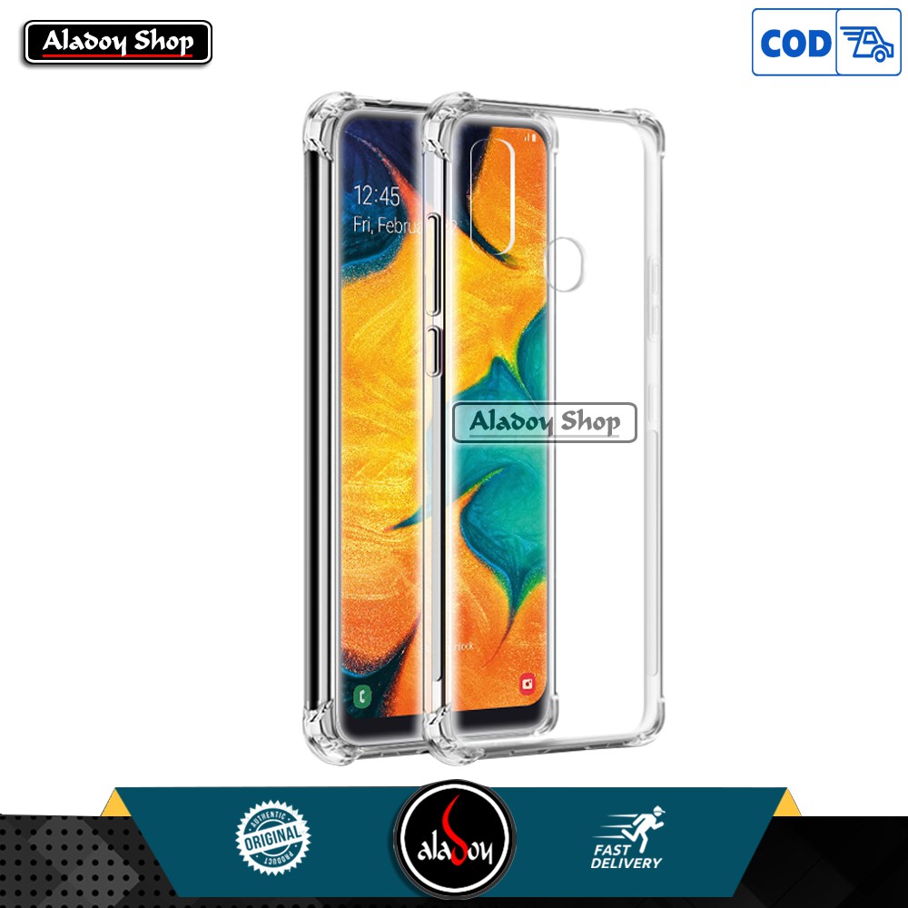 PROMO Case Free Tempered Glass Clear SAMSUNG A30 Anticrack Shockproof Premium Softcase