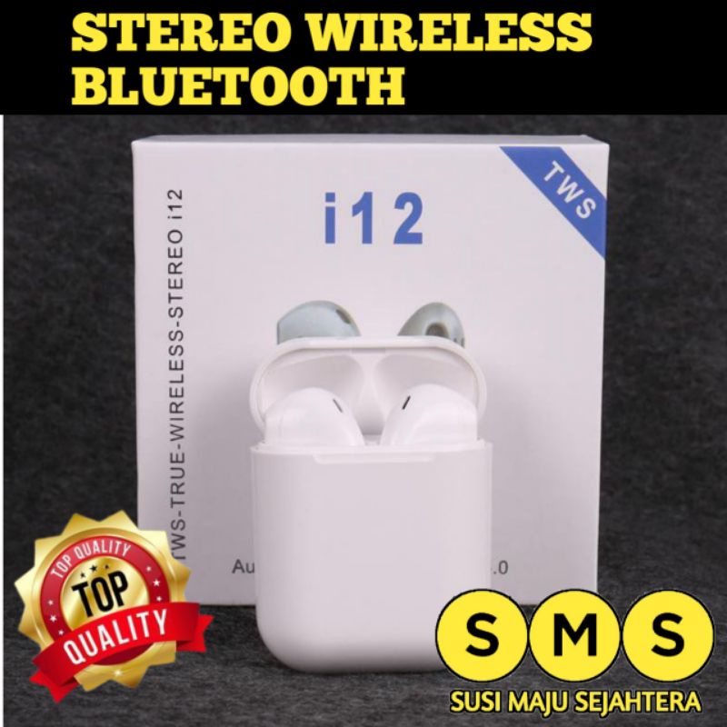 HEADSET BLUETOOTH  i12 TWS