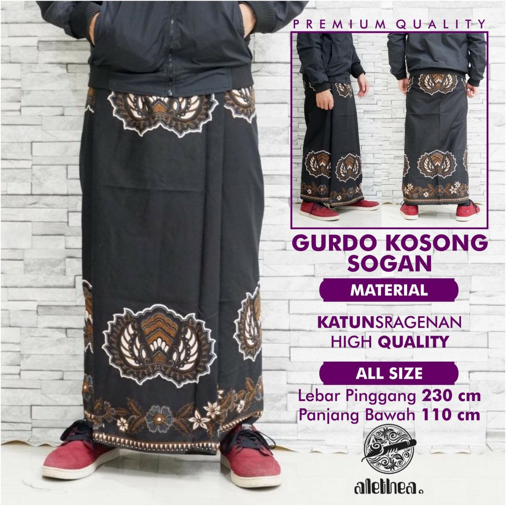 GURDO KOSONG SOGAN Sarung Batik Pria Alethea