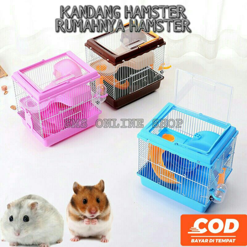 Jual Kandang Hamster/Rumah Hamster Lengkap | Shopee Indonesia