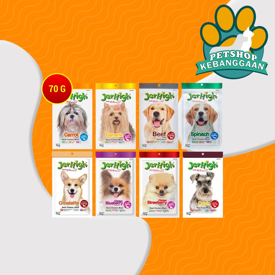 JERHIGH Snack dog Dental Anjing DEN-T Stick MILK 70gr makanan cemilan