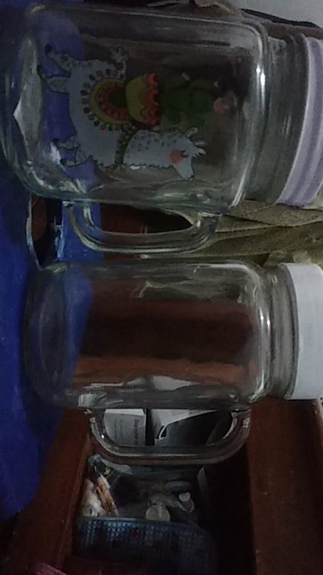 ✨ppalgan✨ Kedaung Drinking Jar 500ml / Harvest Jar