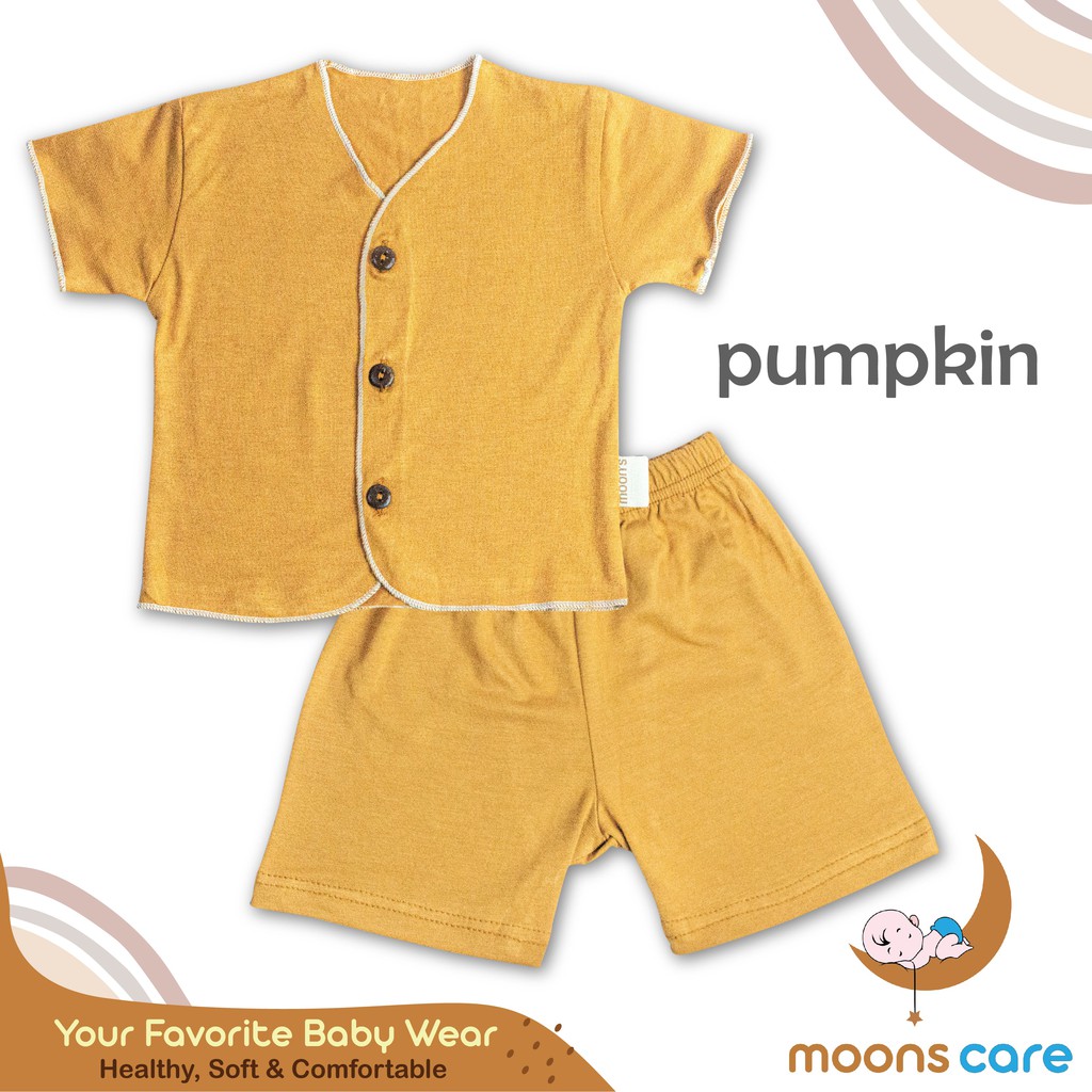 Newborn MOONS STELAN PENDEK POLOS PREMIUM  NEWBORN MOONS STELAN BAJU BARU LAHIR NEWBORN BAJU BAYI
