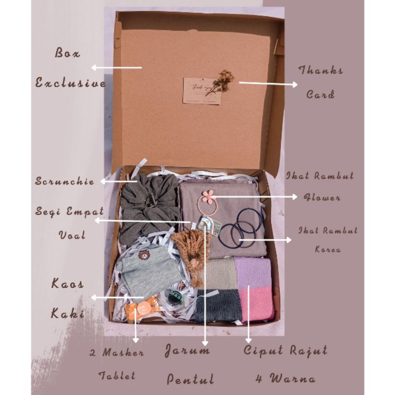 

hampers | gif box | kado untuk orang tersayang (bisa custom)