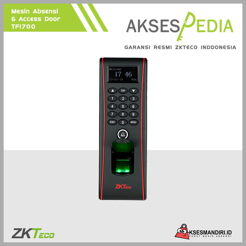 Mesin Absensi Access Door ZKTeco TF1700