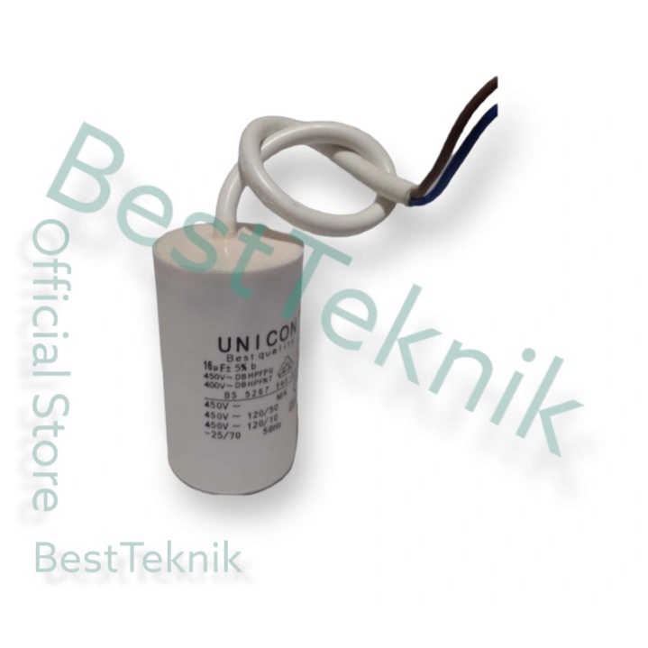 KAPASITOR POMPA 16UF CAPASITOR AIR 16 UF MESIN KAPASITOR BULAT 16 UF
