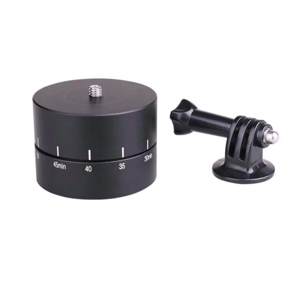 New Time Lapse Shooting 60min 120min Timer Rotate Tripod Delay Stabilizer for SJ4000 SJCAM Xiaoyi