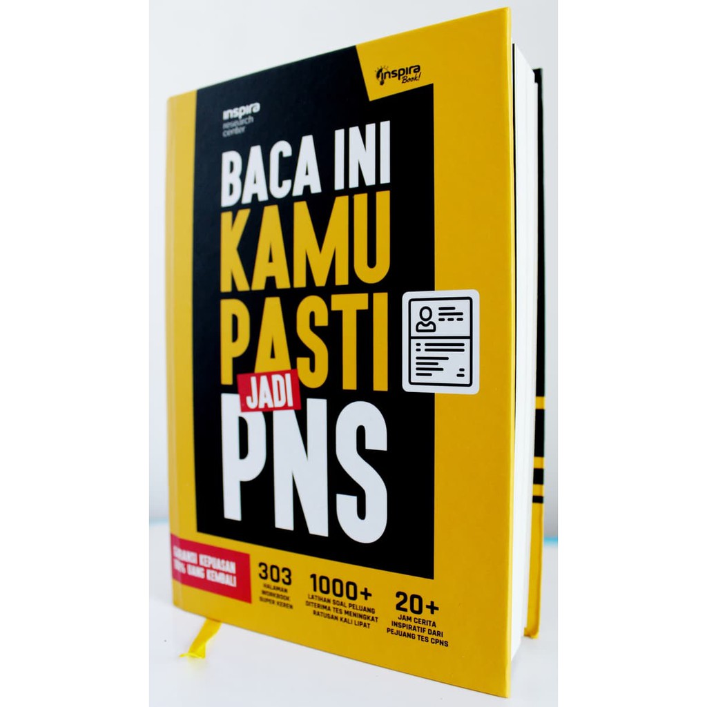 

Buku+ DVD JAMU CPNS Dengan ini Kamu Pasti Jadi PNS Dijamin 100%