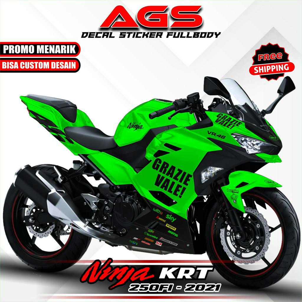 (Terlariss) decal stiker striping ninja stiker decal motor ninja 250 fi KRT 2021 stiker motor ninja 