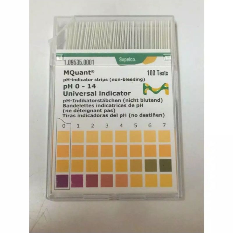 KERTAS PH/KERTAS LAKMUS MERCK UNIVERSAL 0-14