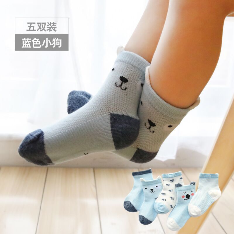 5 Pasang Kaos kaki bayi anak balita karakter bagus bahan berkualitas import bahan lembut