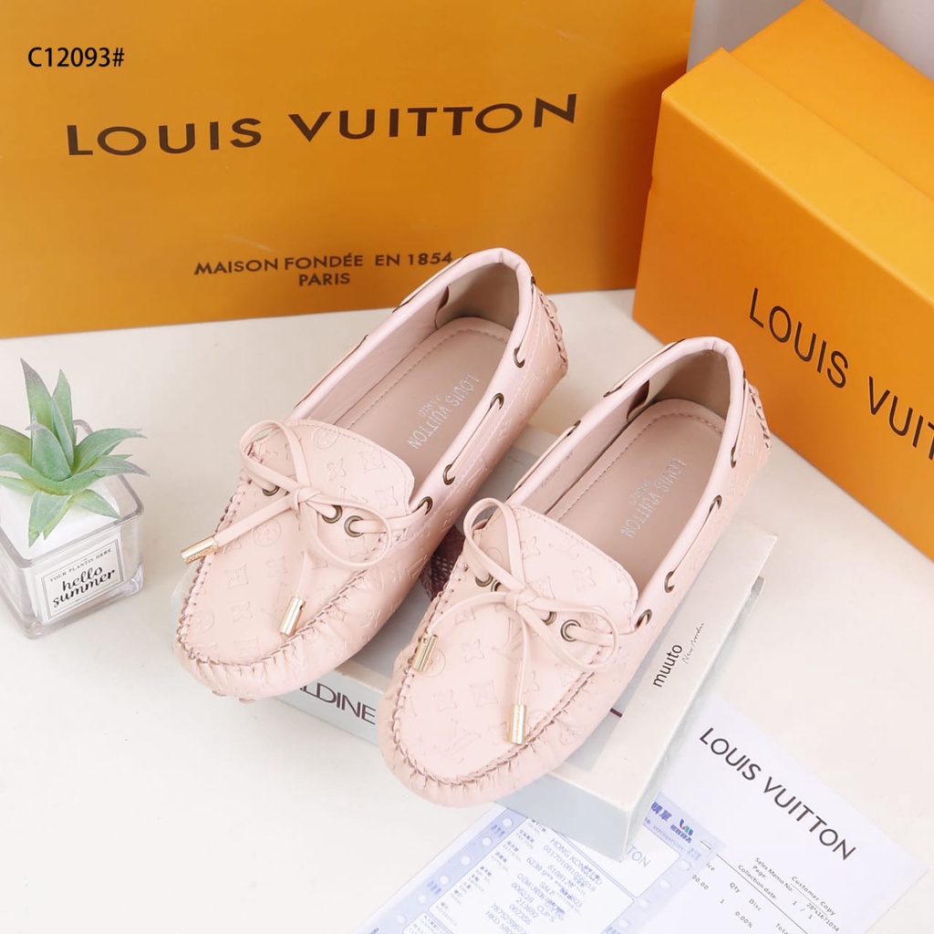 LV Louis Vuitton c12093 Gloria Flat Loafers