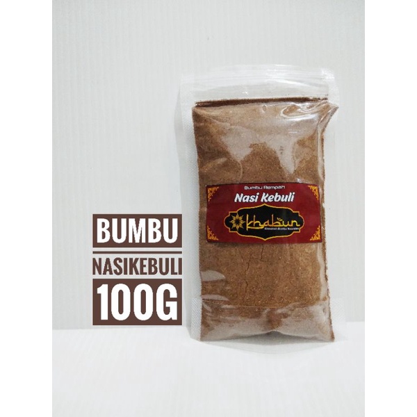 

Kebuli Super Bumbu Nasi Kebuli KHABUN 100g (45-50 porsi)