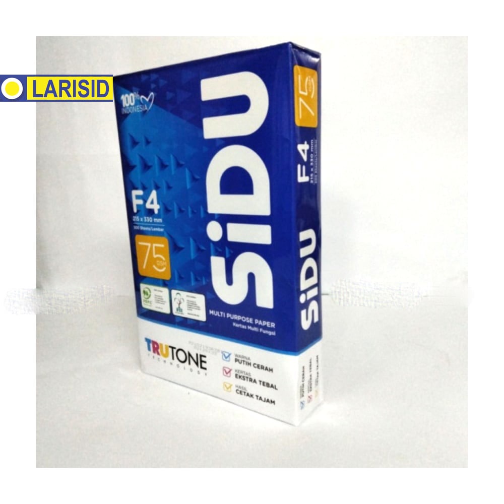 

KERTAS HVS SIDU F4 75 GSM