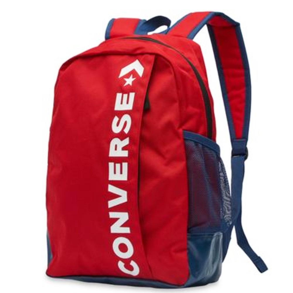 SHOPEE 6.6 SUPER SALE!! Tas Ransel Casual Pria Wanita Original Distro CT#500 - Red + Raincover