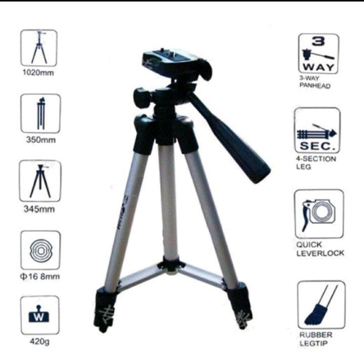 TRIPOD 3110 HOLDER U KAKI STABILIZER 1 METER