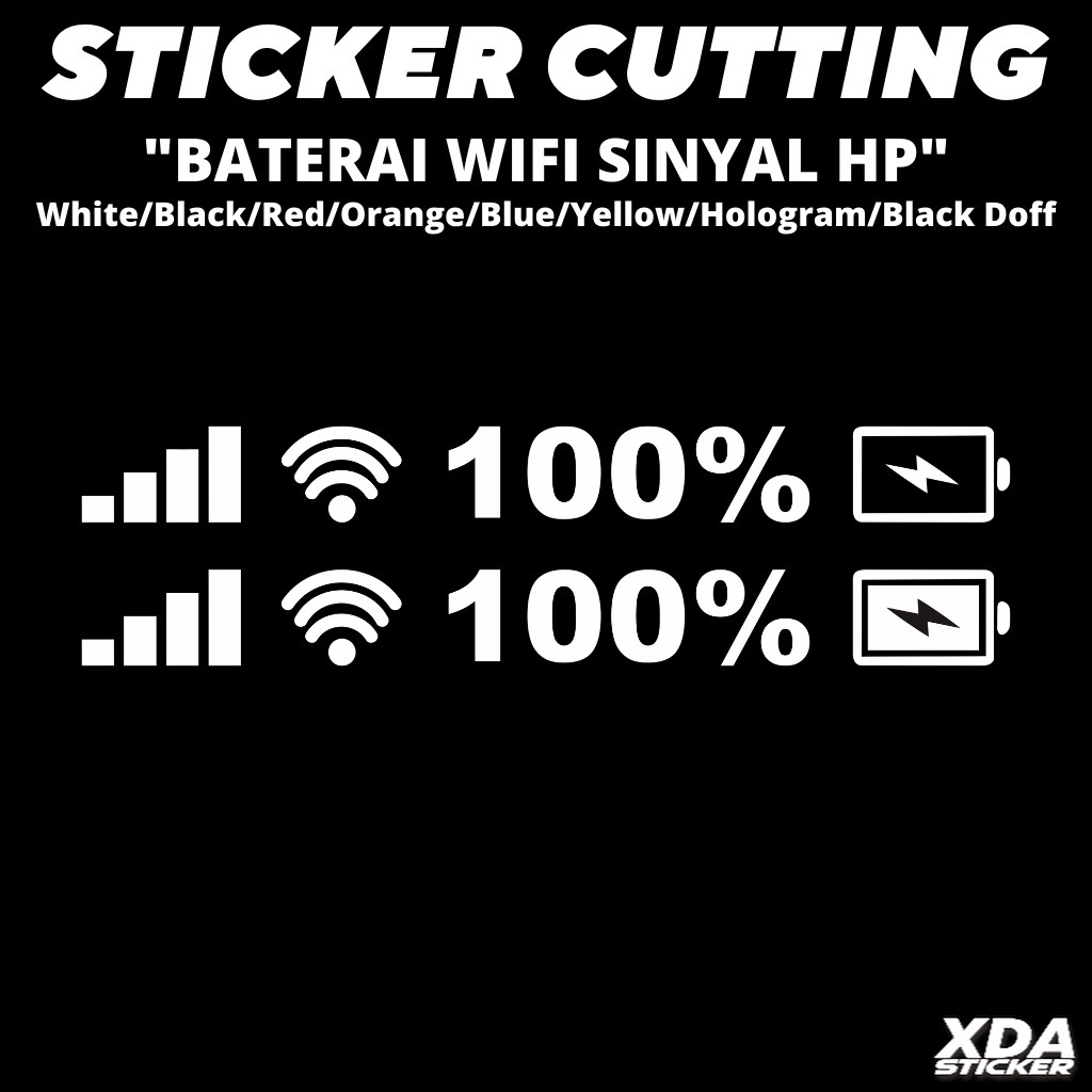 

STICKER CUTTING BATERAI SINYAL HP VIRAL
