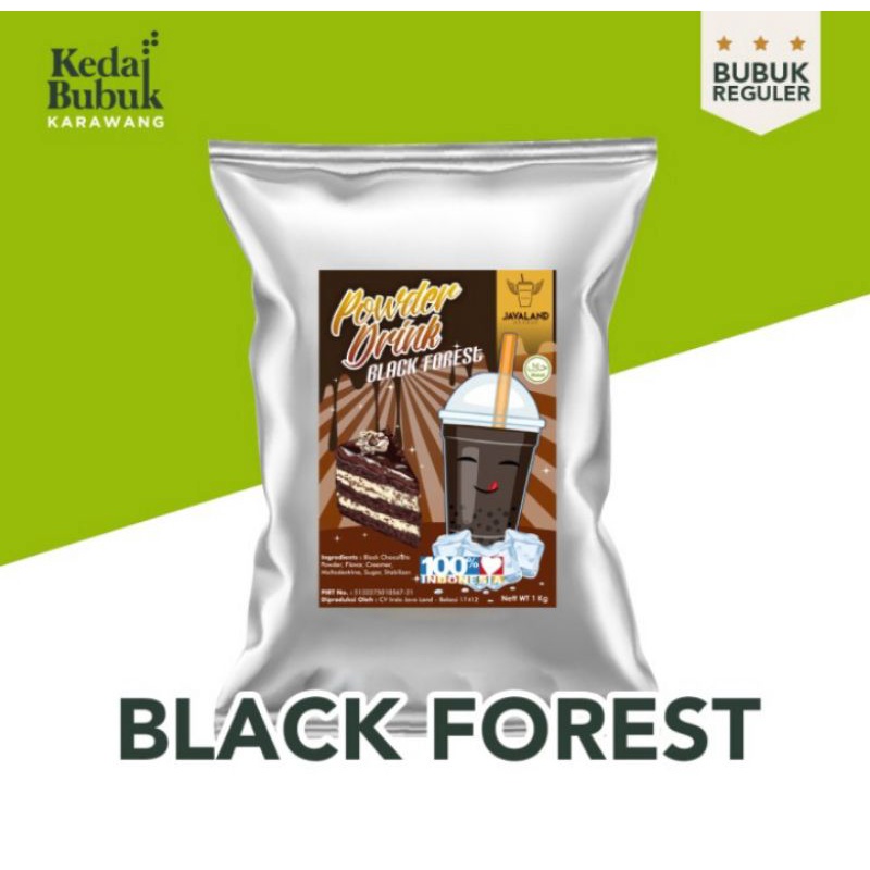 

Blackforest bubble powder drink bubuk minuman asli Javaland 1 kg