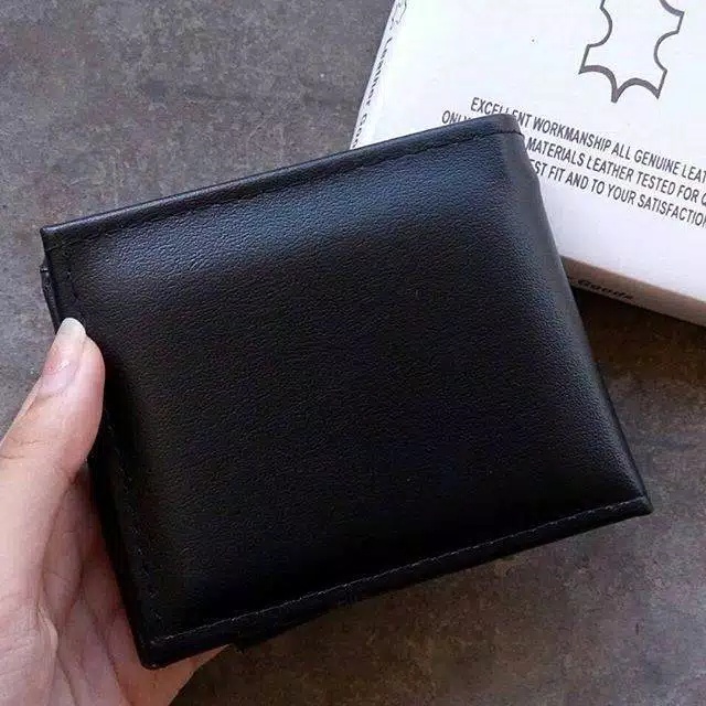 Dompet Lipat Pria Import Full Hitam | Dompet Berkualitas | Dompet Terbaru