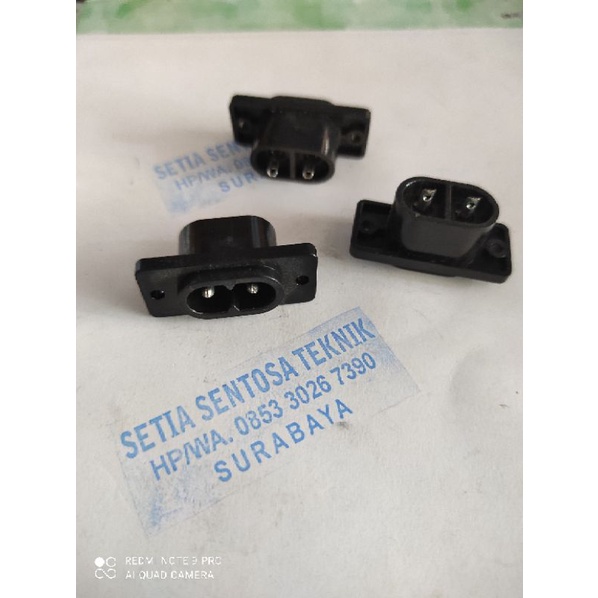 Socket AC Angka 8 female terminal 8