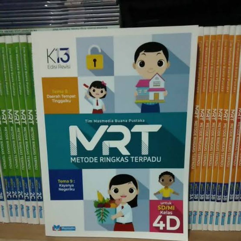 buku MRT SD KELAS 4D MASMEDIA BARU