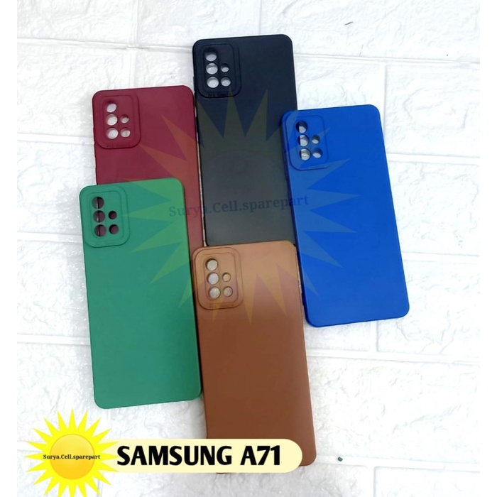 Case Slim Matte Pro Camera Samsung A71 - SC