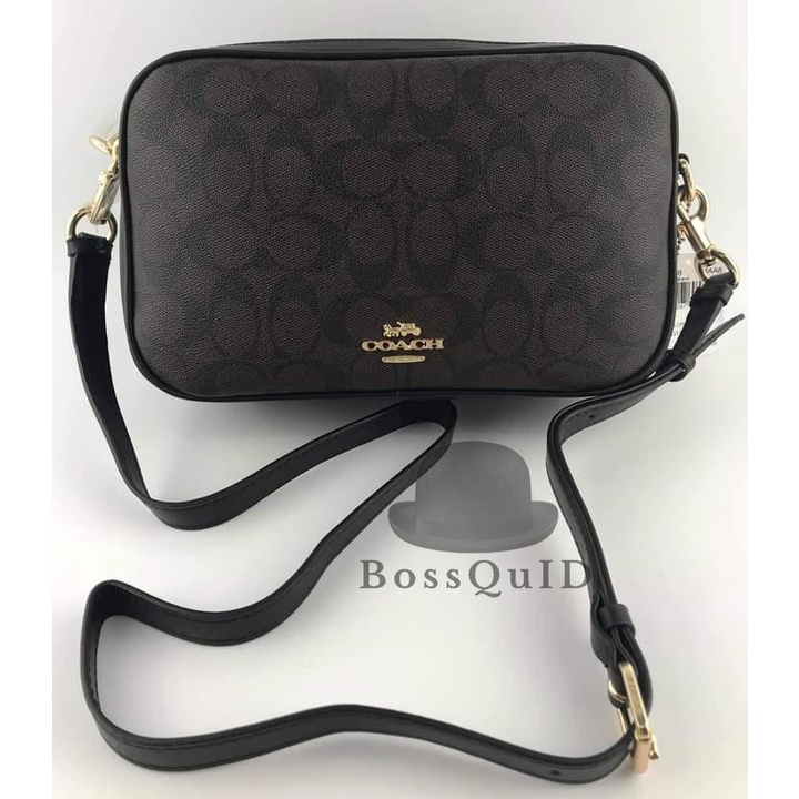 Coach Signature Jes Crossbody Brown Black