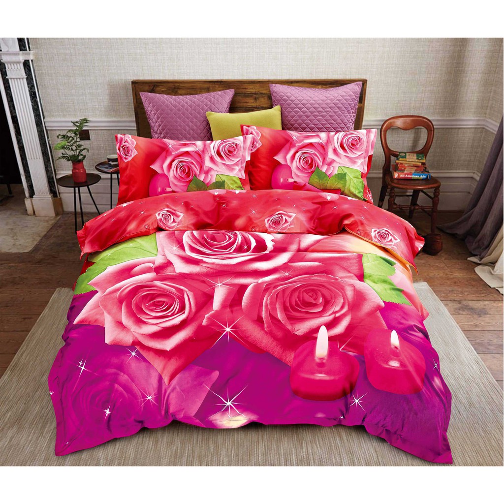 Idola Style Lavender Bedcover Katun Jepang LV-8008